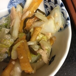 柿と白菜の白和え